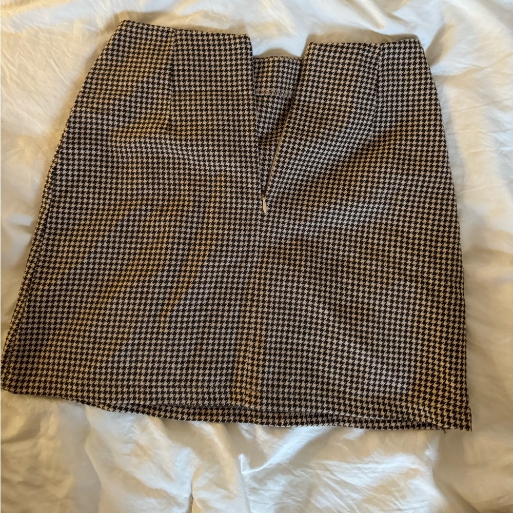 H&M gingham mini skirt